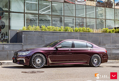 22" Vossen HF8 EMC 5x112 ( Square Setup ) ( Set of 4 )