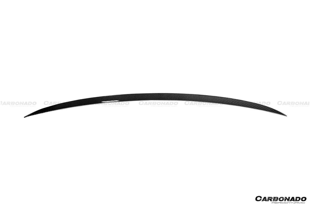 2008-2012 BMW E92 3 Series M3 Style Carbon Fiber Trunk Spoiler - Carbonado Aero