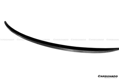 2008-2012 BMW E92 3 Series M3 Style Carbon Fiber Trunk Spoiler - Carbonado Aero