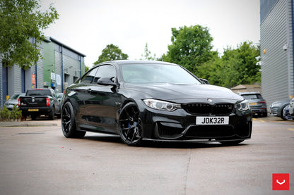 19" Vossen HF5 Gloss Black 5x112 ( Staggered Setup ) ( Set of 4 )