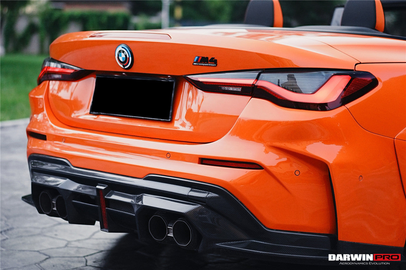 2021-UP BMW M4 G82 G83 BKSSII Style Rear Bumper with LED Light
