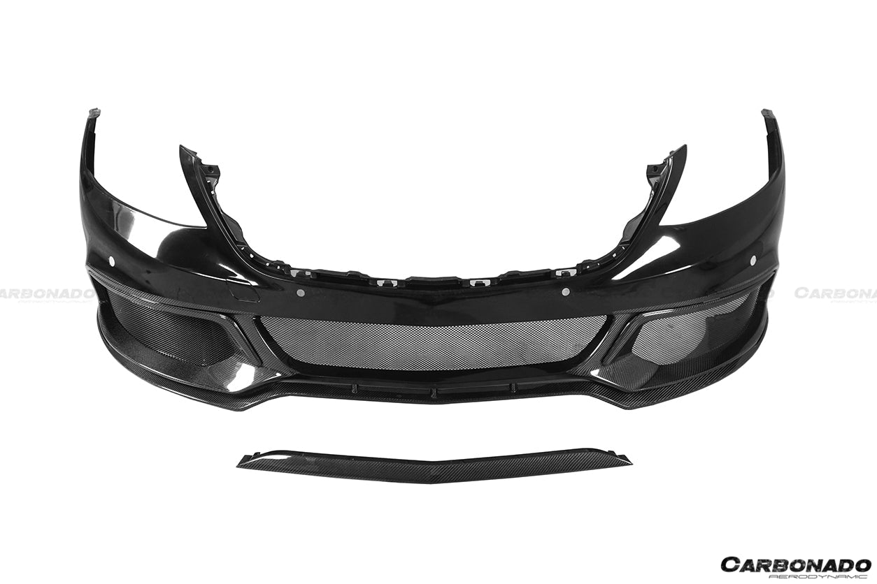 2017-2020 Mercedes Benz W222 Sedan BRS-2019 Style Front Bumper - Carbonado