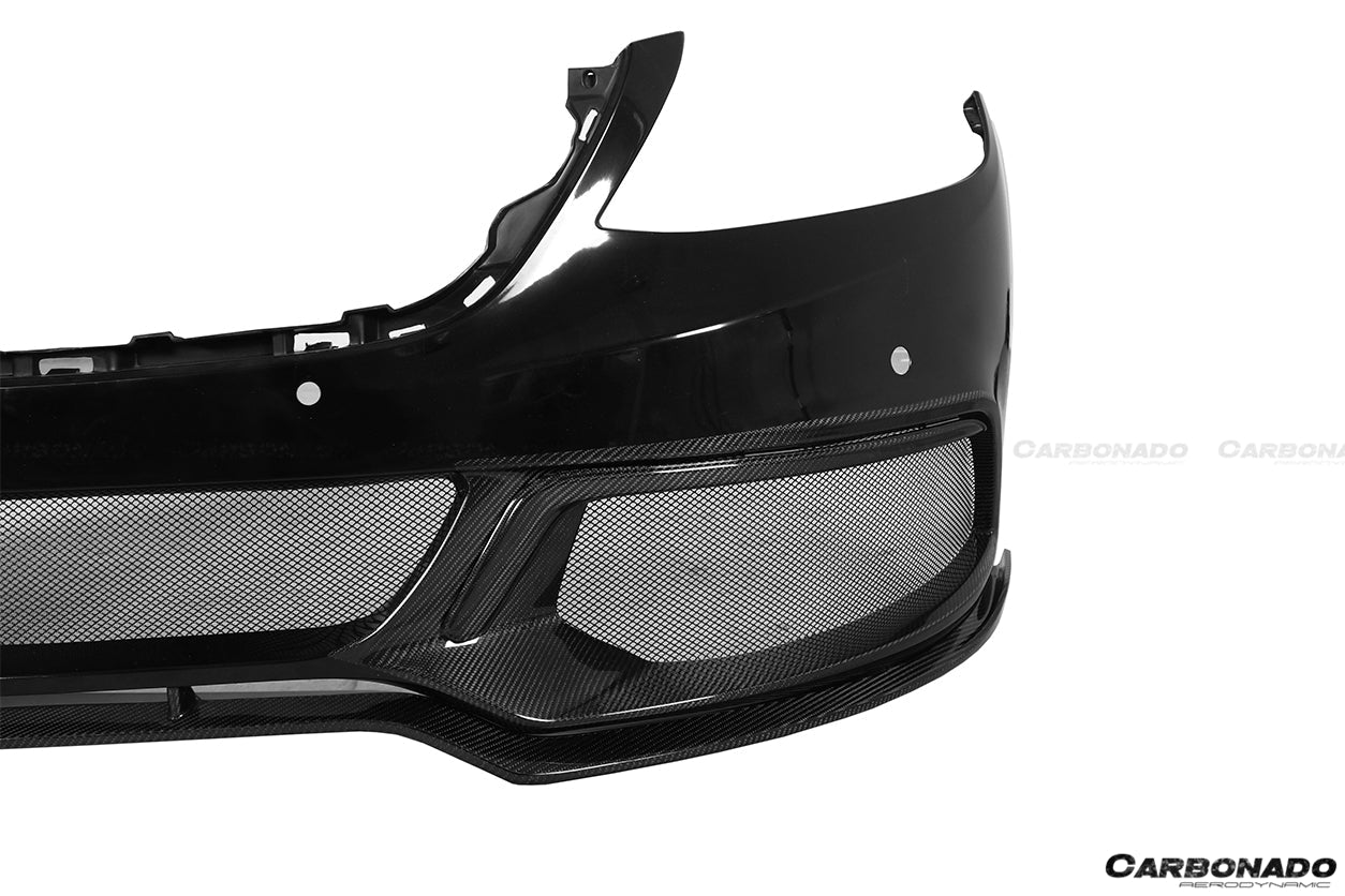 2017-2020 Mercedes Benz W222 Sedan BRS-2019 Style Front Bumper - Carbonado
