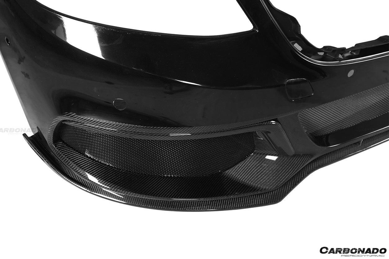 2017-2020 Mercedes Benz W222 Sedan BRS-2019 Style Front Bumper - Carbonado