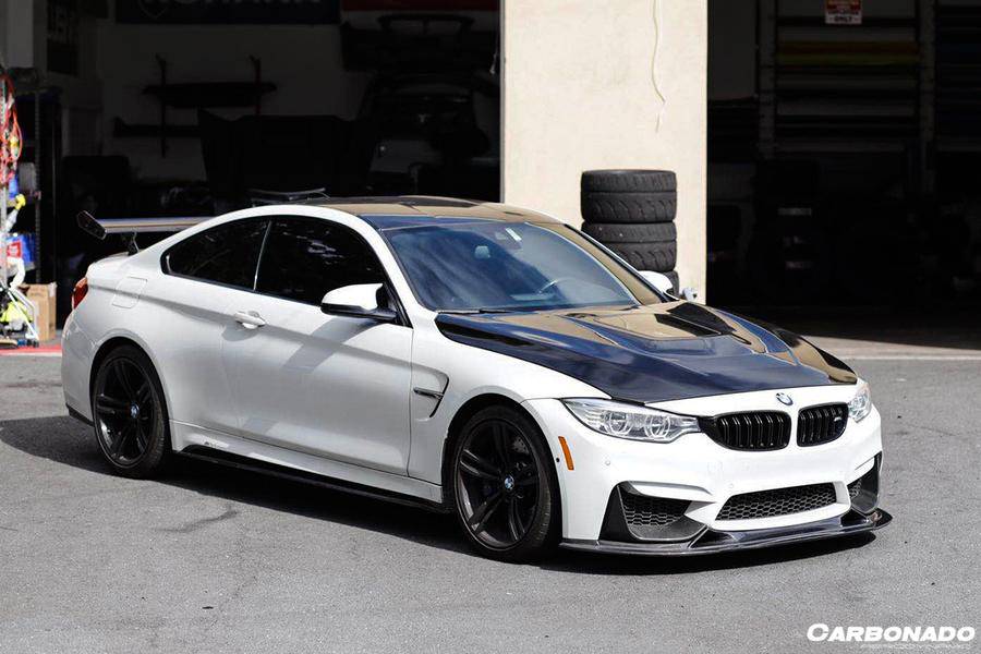 2014-2020 BMW M3 F80 M4 F82 BS Style Carbon Fiber Front Lip - Carbonado Aero