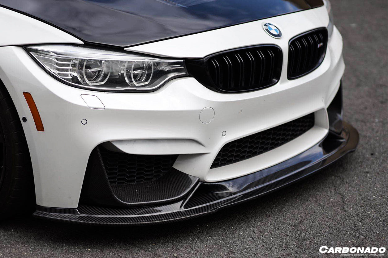 2014-2020 BMW M3 F80 & M4 F82 BS Style Carbon Fiber Front Lip - Carbonado
