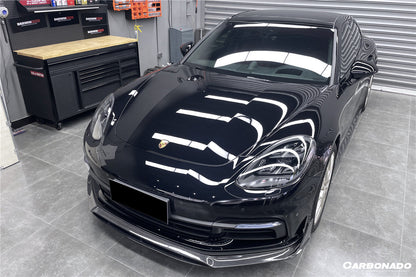 2017-2023 Porsche Panamera 971 4/4S/GTS/Turbo S OD Style Front Lip - Carbonado
