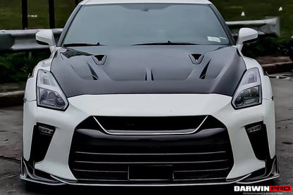 2008-2022 Nissan GTR R35 CBA/DBA/EBA TS Style Front Bumper - Carbonado
