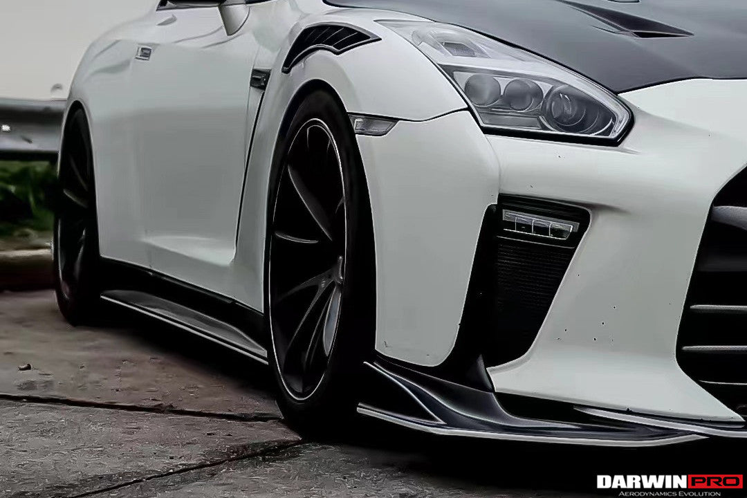 2008-2022 Nissan GTR R35 CBA/DBA/EBA TS Style Front Bumper - Carbonado