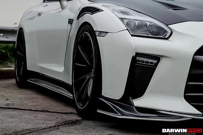 2008-2022 Nissan GTR R35 CBA/DBA/EBA TS Style Front Bumper - Carbonado