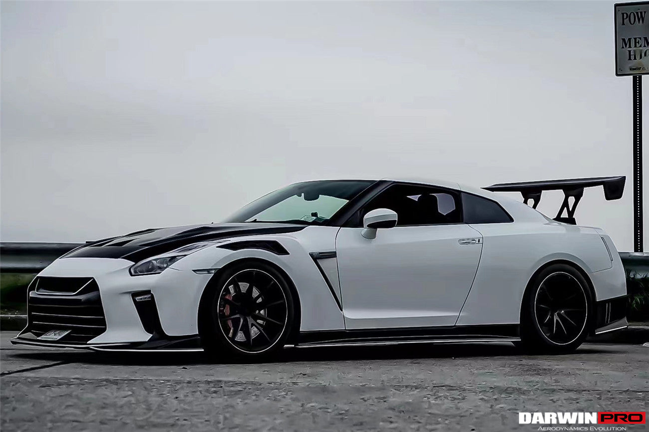 2008-2022 Nissan GTR R35 CBA/DBA/EBA TS Style Front Bumper - Carbonado