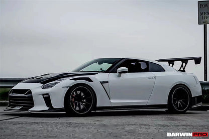 2008-2022 Nissan GTR R35 CBA/DBA/EBA TS Style Front Bumper - Carbonado