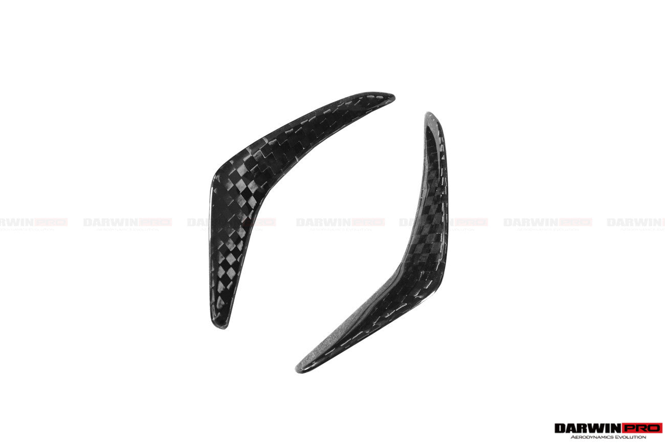 2020-2023 Tesla Model Y IMP Performance Carbon Fiber Front Canards - DarwinPRO Aerodynamics