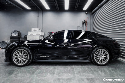 2017-2023 Porsche Panamera 971-1/971-2 OD Style Side Skirts - Carbonado