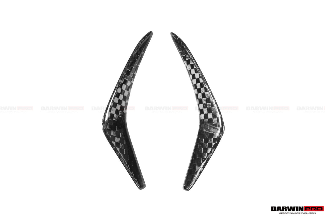 2020-2023 Tesla Model Y IMP Performance Carbon Fiber Front Canards - DarwinPRO Aerodynamics