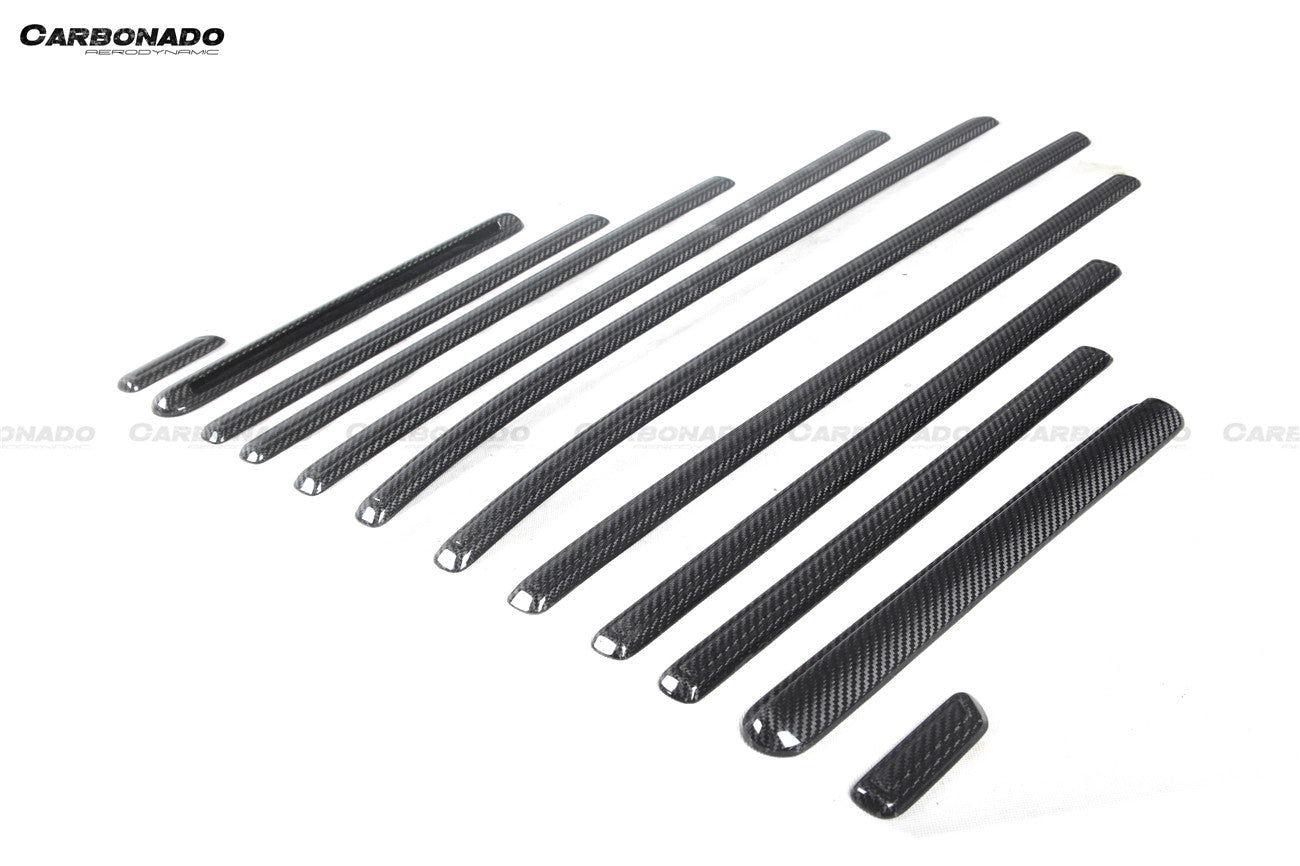 2018-2024 Mercedes Benz G550 & G63 AMG W464 G-Wagon BR-G900 Style Dry Carbon Body Line Trims