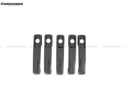 2018-2024 Mercedes Benz G500 G63 AMG W464 G-Wagon BR G900 Style Dry Carbon Door Handle Cover