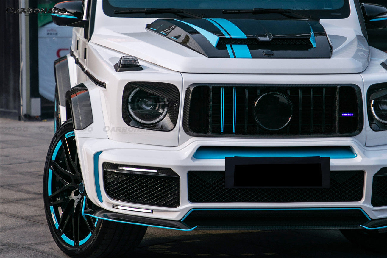 2018-2024 Mercedes Benz G63 AMG W464 G-Wagon BR-G900 Style Dry Carbon Front Lip