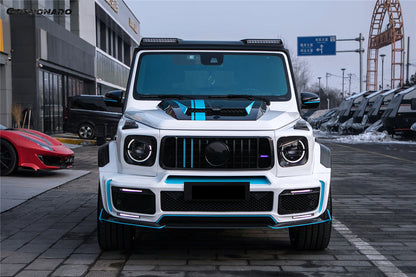 2018-2024 Mercedes Benz G63 AMG W464 G-Wagon BR-G900 Style Dry Carbon Front Lip
