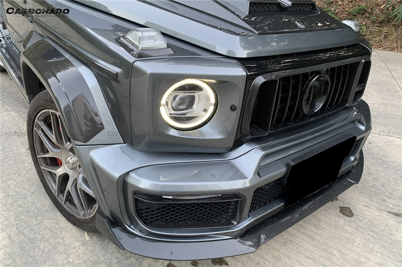 2018-2024 Mercedes Benz G63 AMG G550 W464 G-Wagon BR-G900 Style Dry Carbon Full Body Kit