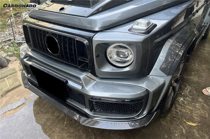 2018-2024 Mercedes Benz G63 AMG W464 G-Wagon BR-G900 Style Dry Carbon Front Lip