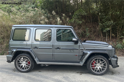 2018-2024 Mercedes Benz G500 G63 AMG W464 G-Wagon BR G900 Style Dry Carbon Door Handle Cover
