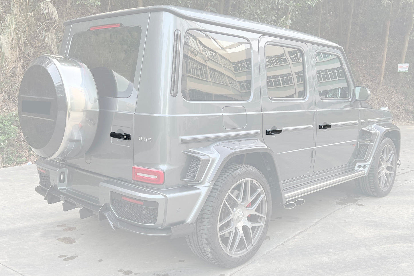 2018-2024 Mercedes Benz G500 & G63 AMG W464 G-Wagon BR G900 Style Dry Carbon Door Handle Cover - Carbonado