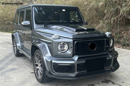 2018-2024 Mercedes Benz G63 AMG W464 G-Wagon BR-G900 Style Dry Carbon Front Lip
