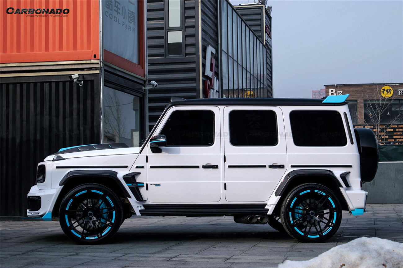 2018-2024 Mercedes Benz G500 G63 AMG W464 G-Wagon BR-G900 Style Dry Carbon Fiber Rear Roof Spoiler