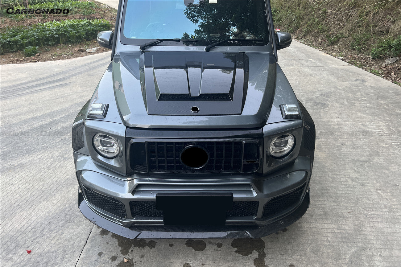 2018-2024 Mercedes Benz G63 AMG & G550 W464 G-Wagon BR-G900 Style Dry Carbon Turn Lights Cover - Carbonado