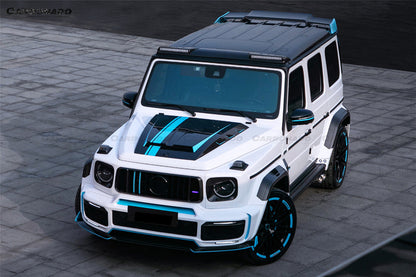 2018-2024 Mercedes Benz G63 AMG W464 G-Wagon BR-G900 Style Dry Carbon Front Lip