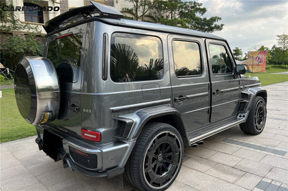 2018-2024 Mercedes Benz G500 G63 AMG W464 G-Wagon BR-G900 Style Dry Carbon Fiber Rear Roof Spoiler