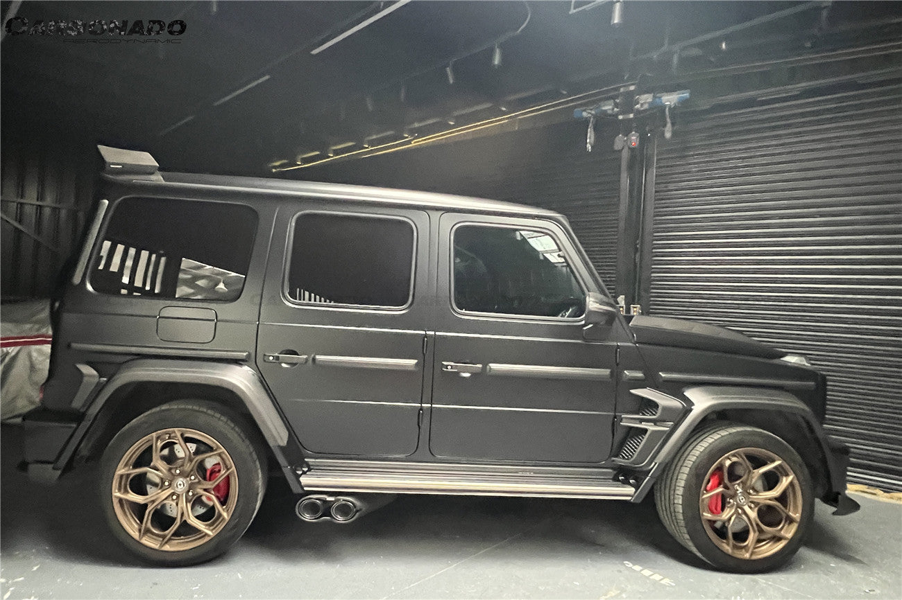2018-2024 Mercedes Benz G500 G63 AMG W464 G-Wagon BR-G900 Style Dry Carbon Fiber Rear Roof Spoiler