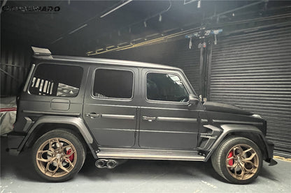 2018-2024 Mercedes Benz G500 G63 AMG W464 G-Wagon BR-G900 Style Dry Carbon Fiber Rear Roof Spoiler