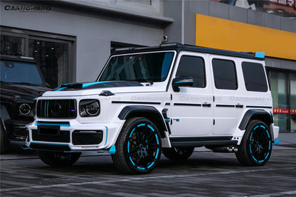2018-2024 Mercedes Benz G63 AMG G550 W464 G-Wagon BR-G900 Style Dry Carbon Full Body Kit