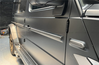 2018-2024 Mercedes Benz G500 G63 AMG W464 G-Wagon BR-G900 Style Dry Carbon Body Line Trims