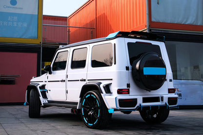2018-2024 Mercedes Benz G500 & G63 AMG W464 G-Wagon BR-G900 Style Dry Carbon Fiber Rear Roof Spoiler - Carbonado