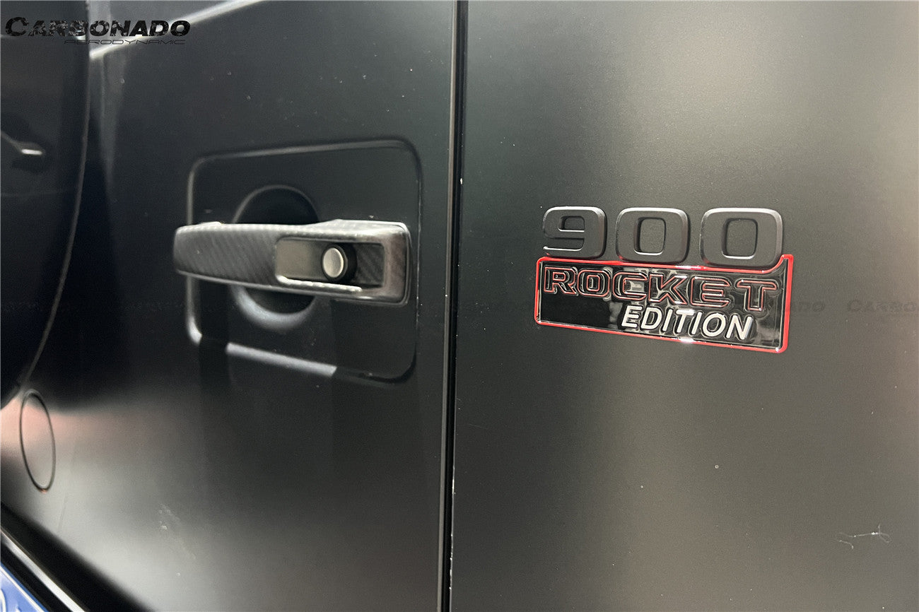 2018-2024 Mercedes Benz G500 G63 AMG W464 G-Wagon BR G900 Style Dry Carbon Door Handle Cover