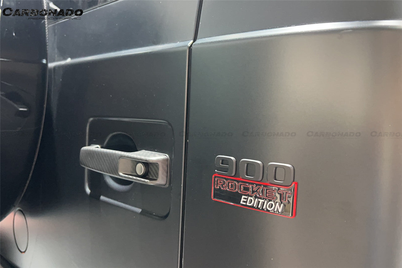 2018-2024 Mercedes Benz G500 G63 AMG W464 G-Wagon BR G900 Style Dry Carbon Door Handle Cover