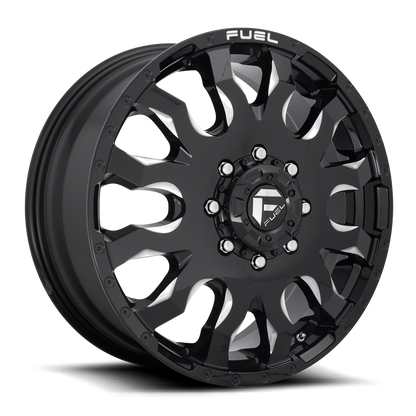 Fuel Off-Road Blitz Dually D673 20x8.25 +105 8x165.1mm 121.5mm Gloss Black Milled