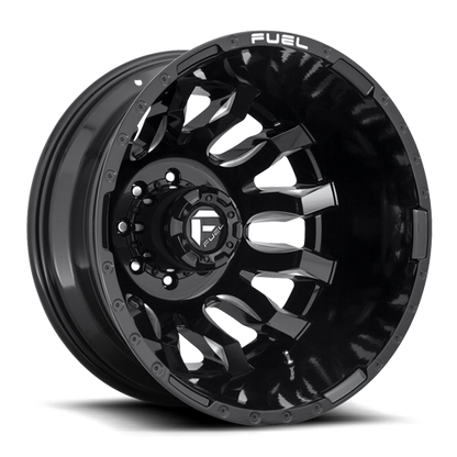 Fuel Off-Road Blitz Dually D673 20x8.25 -202 8x200mm 142mm Gloss Black Milled