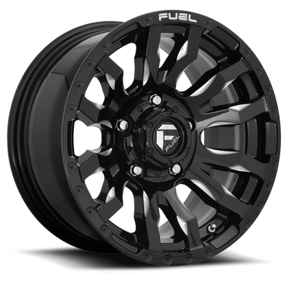 Fuel Off-Road Blitz D673 18x9 -12 5x127mm 71.5mm Gloss Black Milled