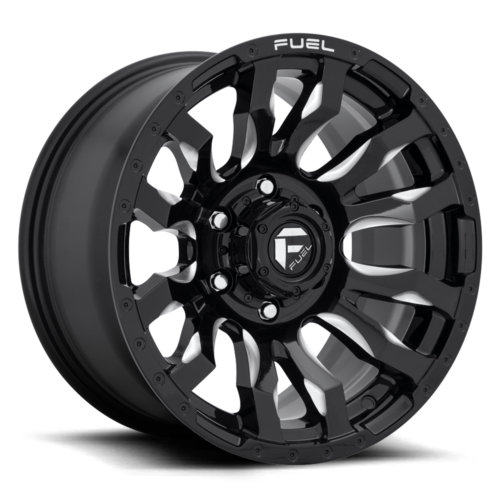 Fuel Off-Road Blitz D673 16x8 +1 6x139.7mm 106.1mm Gloss Black Milled