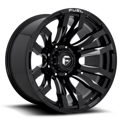 Fuel Off-Road Blitz D673 20x9 +20 8x170mm 125.1mm Gloss Black Milled