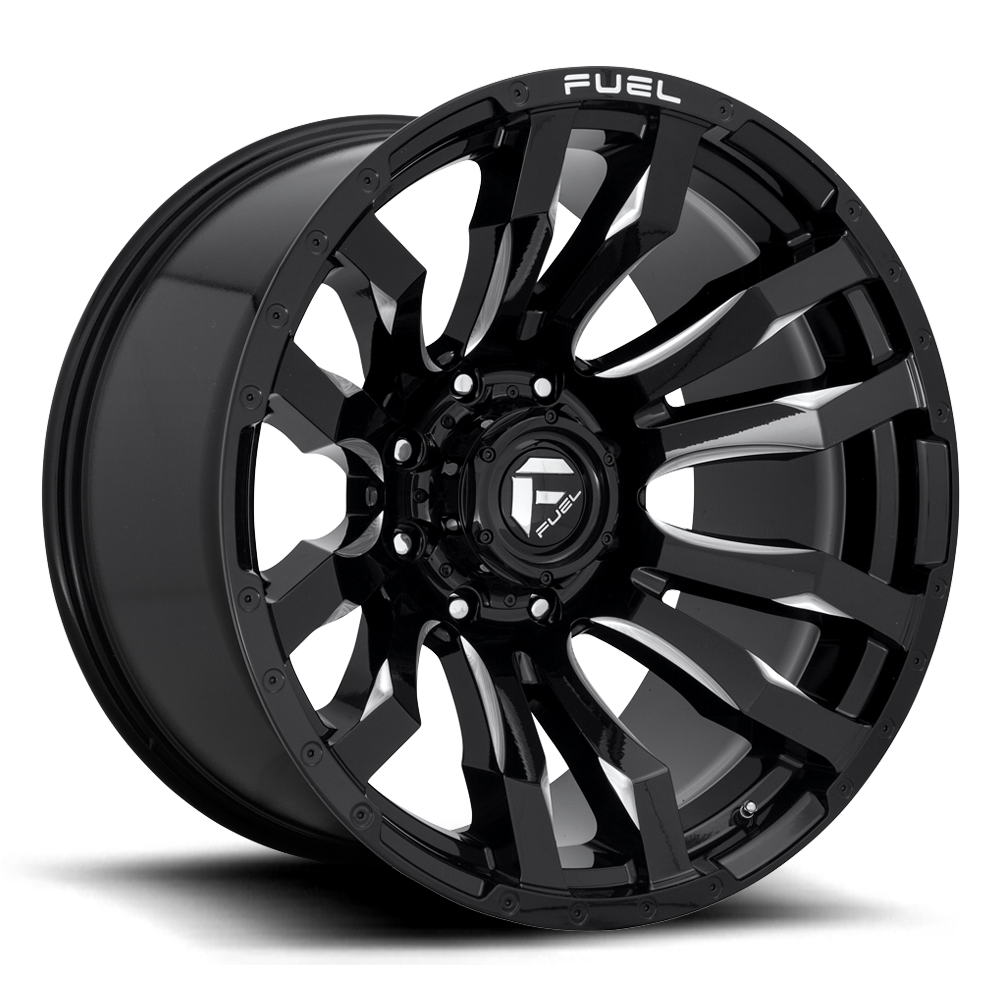Fuel Off-Road Blitz D673 20x10 -18 8x180mm 124.2mm Gloss Black Milled