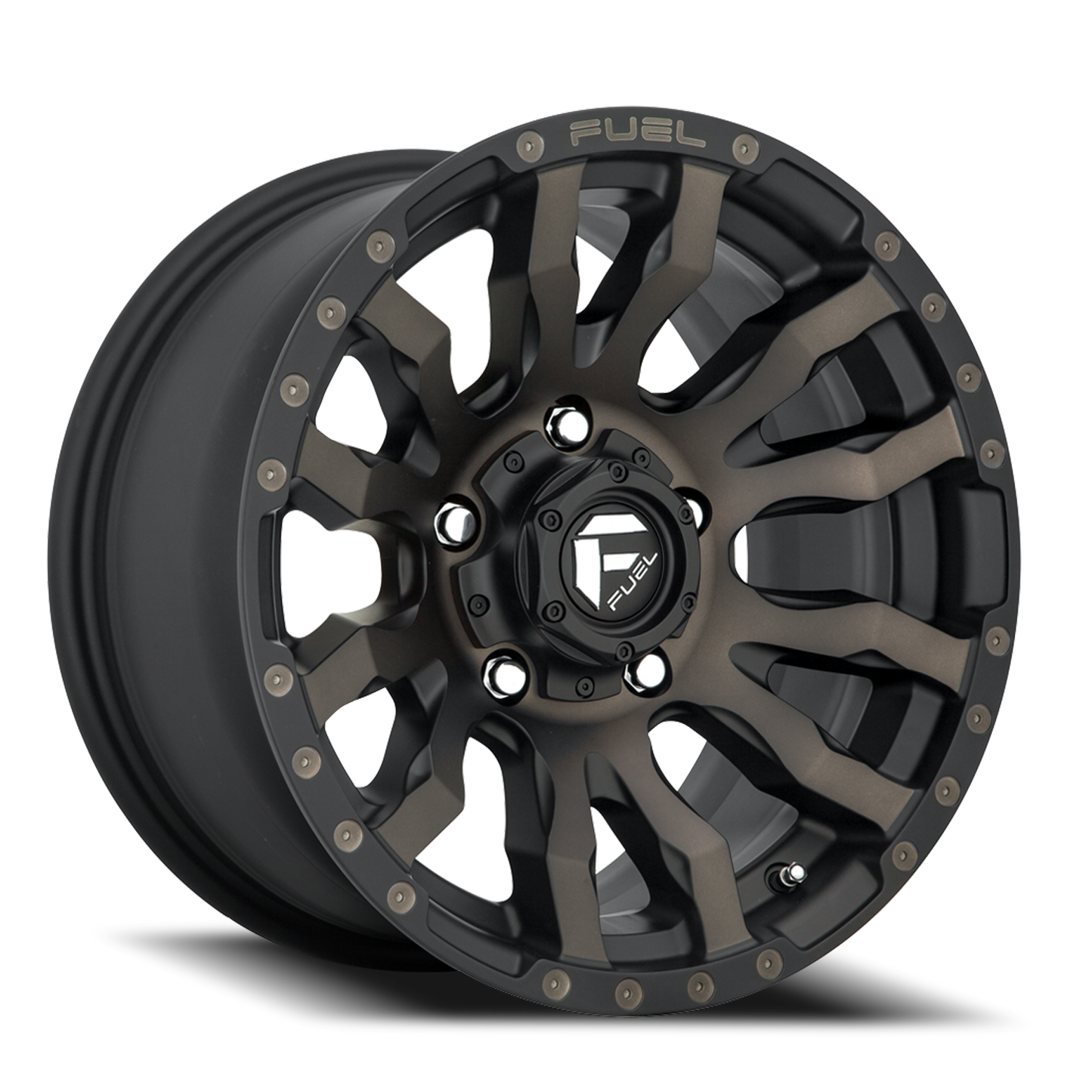 Fuel Off-Road Blitz D674 20x9 +1 5x127mm 71.5mm Matte Black Double Dark Tint