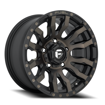 Fuel Off-Road Blitz D674 20x10 -18 5x127mm 71.5mm Matte Black Double Dark Tint