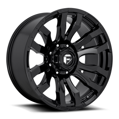 Fuel Off-Road Blitz D675 17x9 +1 8x165.1mm 125.1mm Gloss Black
