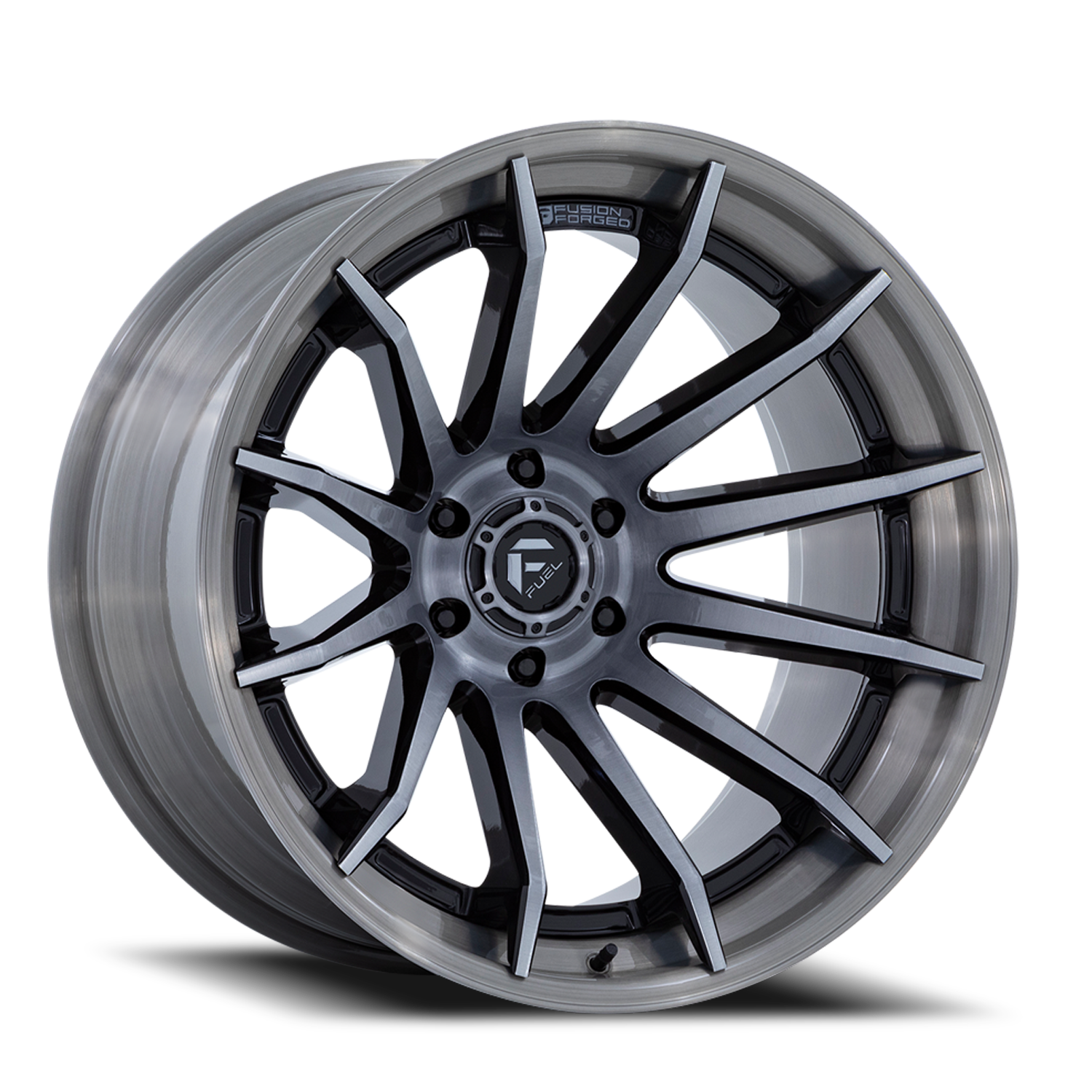 Fuel Off-Road Burn FC403BT 22x12 -44 5x127mm 71.5mm Gloss Black Brushed Dark Tint