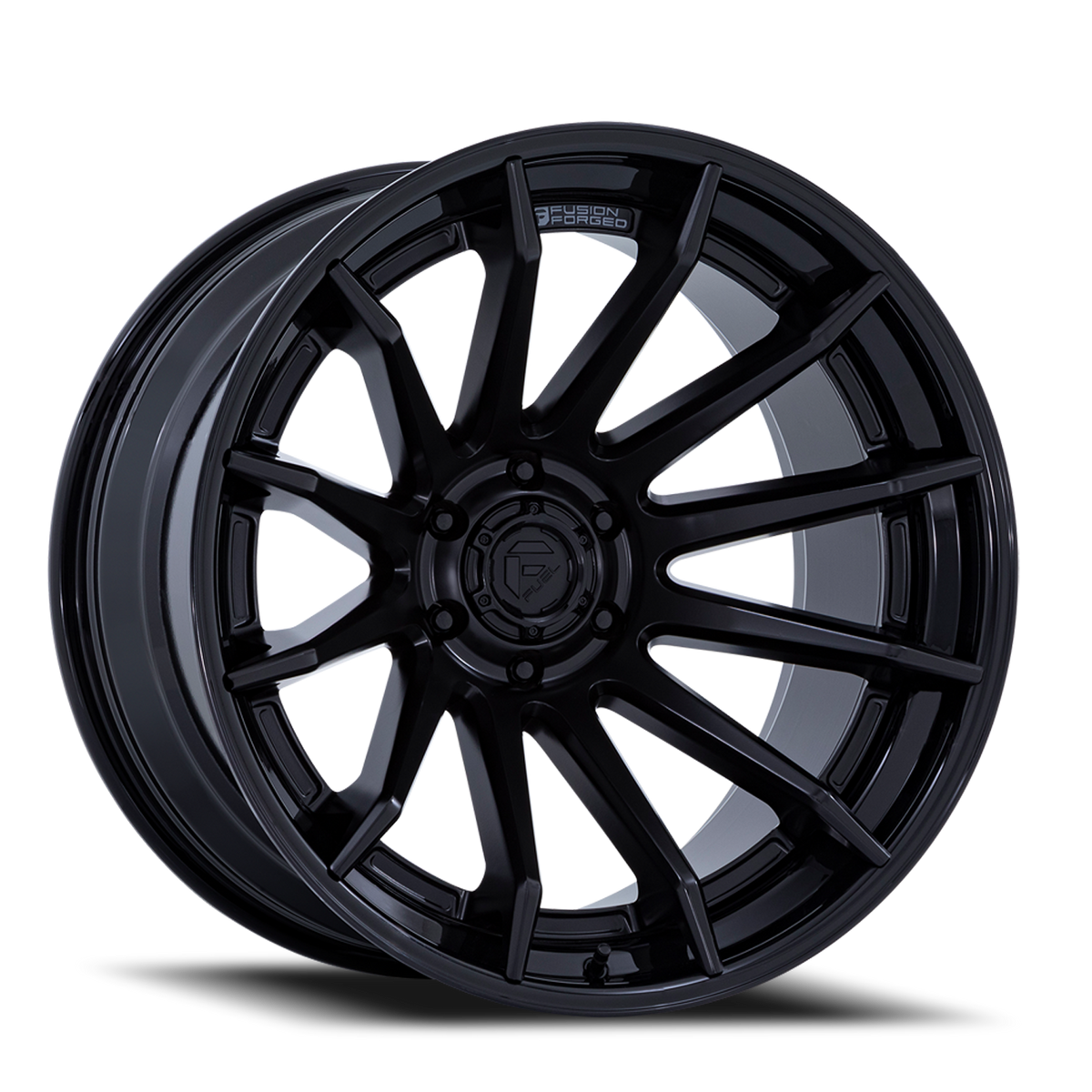 Fuel Off-Road Burn FC403MX 20x10 -18 6x135mm 87.1mm Matte Black Gloss Black Lip